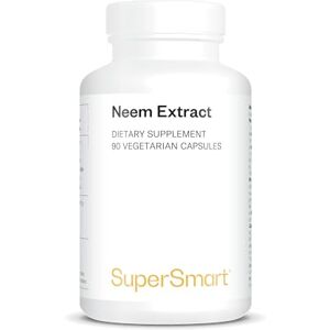 SUPERSMART Neem Extract – Neem in Capsules – Margosa Extract – Skin, Hair, Digestion – High Potency – Supports The Body’s Natural Defences – Antioxidant – Vegan – SUPERSMART Neem Extract – Neem in Capsules – Margosa Extract – Skin, Hair, Digestion – High Potency – Supports The Body’s Natural Defences – Antioxidant – Vegan –
