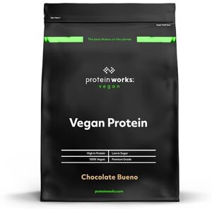 THE PROTEIN WORKS Protein Works Vegan Protein Powder, Chocolate Bueno, 33 Servings, 100% Plant Based & Natural, Premium Multi-Protein Blend, Low Fat Shake, Low Calorie Shake, 1kg THE PROTEIN WORKS Protein Works Vegan Protein Powder, Chocolate Bueno, 33 Servings, 100% Plant Based & Natural, Premium Multi-Protein Blend, Low Fat Shake, Low Calorie Shake, 1kg