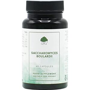 G&G Vitamins Saccharomyces Boulardii Supplement Live Bacteria Supplement 8 Billion Viable Organisms per Capsule 60 Vegan Capsules G&G Vitamins Saccharomyces Boulardii Supplement Live Bacteria Supplement 8 Billion Viable Organisms per Capsule 60 Vegan Capsules