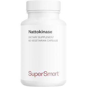 SUPERSMART Nattokinase High Content in Vitamin K2 Japanese Fibrinolytic Enzyme to Support a Healthy Cardiovascular System Non-GMO & Gluten Free 60 Vegetarian Capsules SUPERSMART Nattokinase High Content in Vitamin K2 Japanese Fibrinolytic Enzyme to Support a Healthy Cardiovascular System Non-GMO & Gluten Free 60 Vegetarian Capsules