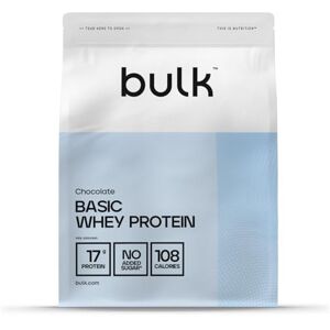 Bulk Basic Whey Protein Powder Chocolate 2.5 kg 82 Servings Up to 18g Protein per Serving Low Sugar Fast Absorbing Formula Gym Supplement Supports Muscle Growth & Recovery Bulk Basic Whey Protein Powder Chocolate 2.5 kg 82 Servings Up to 18g Protein per Serving Low Sugar Fast Absorbing Formula Gym Supplement Supports Muscle Growth & Recovery