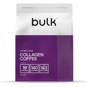Bulk Collagen Coffee, High Protein, Vanilla Latte, 500 g, 20 Servings, Packaging May Vary Bulk Collagen Coffee, High Protein, Vanilla Latte, 500 g, 20 Servings, Packaging May Vary