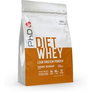 PhD Diet Whey Caramel Milkshake, Low Calorie Protein Powder for Weight Management and Muscle Recovery, 800 g PhD Diet Whey Caramel Milkshake, Low Calorie Protein Powder for Weight Management and Muscle Recovery, 800 g