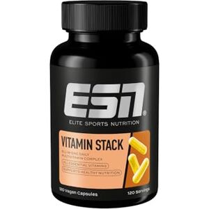 ESN Vitamin Stack, 120 Capsules with All Essentials Vitamins Laboratory Tested, Made in Germany ESN Vitamin Stack, 120 Capsules with All Essentials Vitamins Laboratory Tested, Made in Germany