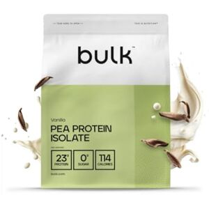 Bulk Pea Protein Isolate Powder, Vegan Protein Shake, Vanilla, 1 kg Bulk Pea Protein Isolate Powder, Vegan Protein Shake, Vanilla, 1 kg