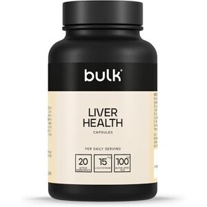 Bulk Liver Health Supplement Capsules, Choline, Vitamin B, Riboflavin, Pack of 90, Packaging May Vary Bulk Liver Health Supplement Capsules, Choline, Vitamin B, Riboflavin, Pack of 90, Packaging May Vary
