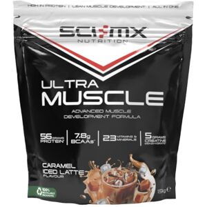 SCI-MX Ultra Muscle Protein Powder for Muscle Development + 23 Vitamins & Minerals Caramel Iced Latte • 56g Protein + 5g Creatine + 7.8g BCAAs per Serving • 1.5kg SCI-MX Ultra Muscle Protein Powder for Muscle Development + 23 Vitamins & Minerals Caramel Iced Latte • 56g Protein + 5g Creatine + 7.8g BCAAs per Serving • 1.5kg
