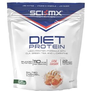 SCI-MX Diet Whey Protein Powder + Vitamins & Green Tea, CLA & L-Carnitine Salted Caramel • Low Sugar • 22g Protein + 110 Calories per Serving • 800g SCI-MX Diet Whey Protein Powder + Vitamins & Green Tea, CLA & L-Carnitine Salted Caramel • Low Sugar • 22g Protein + 110 Calories per Serving • 800g
