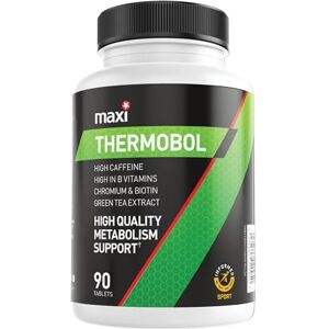 MaxiNutrition – Thermobol Contains Chromium and Biotin, High in B Vitamins 100mg Green Tea Extract, 130mg Caffeine per Serving, 90 Tablets MaxiNutrition – Thermobol Contains Chromium and Biotin, High in B Vitamins 100mg Green Tea Extract, 130mg Caffeine per Serving, 90 Tablets