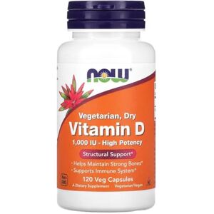 NOWFoods Now Foods – Vitamin D 1000 IU Vegetarian Dry Form for Bone & Immune Health – 120 Vcaps NOWFoods Now Foods – Vitamin D 1000 IU Vegetarian Dry Form for Bone & Immune Health – 120 Vcaps