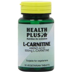 Health Plus L-Carnitine 500mg Energy and Weight Control Supplement 30 Tablets Health Plus L-Carnitine 500mg Energy and Weight Control Supplement 30 Tablets