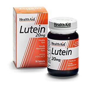 HealthAid Lutein 20mg Carotenoid 30 Vegan Tablets 803165 HealthAid Lutein 20mg Carotenoid 30 Vegan Tablets 803165