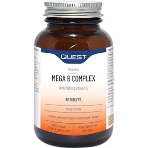 Garmin 60x Mega Vitamin B Complex Tablets. High Strength Vitamin B1-B2-B3-B6-B12, Biotin & C Supports Energy Production, Stress Response, Immune System & Brain Function (1 Pack) Garmin 60x Mega Vitamin B Complex Tablets. High Strength Vitamin B1-B2-B3-B6-B12, Biotin & C Supports Energy Production, Stress Response, Immune System & Brain Function (1 Pack)