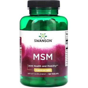 Swansons Swanson MSM, 1500mg Joint and Skin Health 120 Tablets Swansons Swanson MSM, 1500mg Joint and Skin Health 120 Tablets
