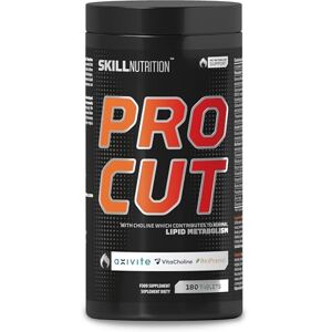 SKILL Nutrition Pro Cut 180 Tablets Advanced Formula Supporting Fat Metabolism 200 mg Caffeine + Green Tea Extract + L-Carnitine + CLA + BioPerine® Supports Metabolism & Energy SKILL Nutrition Pro Cut 180 Tablets Advanced Formula Supporting Fat Metabolism 200 mg Caffeine + Green Tea Extract + L-Carnitine + CLA + BioPerine® Supports Metabolism & Energy