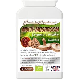 Specialist Supplements Multi-Mushroom Organic Complex, 90 Capsules Specialist Supplements Multi-Mushroom Organic Complex, 90 Capsules
