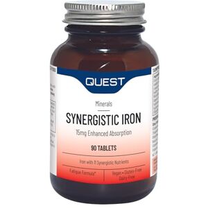 Garmin Synergistic Iron 15mg Tablets with Vitamin B, C & Copper. Helps Reduce Tiredness & Fatigue Plus Formation of Red Blood Cells & Immune Support. Vegan & Gluten Free Formula. (90 Capsules) Garmin Synergistic Iron 15mg Tablets with Vitamin B, C & Copper. Helps Reduce Tiredness & Fatigue Plus Formation of Red Blood Cells & Immune Support. Vegan & Gluten Free Formula. (90 Capsules)