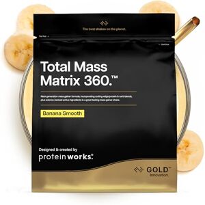 The Protein Works Total Mass Matrix Extreme - Weight Gainer Shake - Banana The Protein Works Total Mass Matrix Extreme - Weight Gainer Shake - Banana