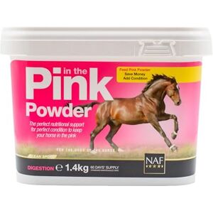 NAF Pink Powder 1.4kg – Nutritional Support for Horses – Prebiotic and Probiotic Supplement with Vitamins and Minerals – Promotes Digestive Health, Condition and Vitality NAF Pink Powder 1.4kg – Nutritional Support for Horses – Prebiotic and Probiotic Supplement with Vitamins and Minerals – Promotes Digestive Health, Condition and Vitality