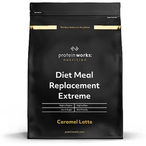 Protein Works Diet Meal Replacement Extreme, Supports Healthy Weight Loss, Complete Nutrition, Low Calorie, Low Sugar, 23 Vitamins & Minerals, Caramel Latte, 33 Meals, 2kg Protein Works Diet Meal Replacement Extreme, Supports Healthy Weight Loss, Complete Nutrition, Low Calorie, Low Sugar, 23 Vitamins & Minerals, Caramel Latte, 33 Meals, 2kg