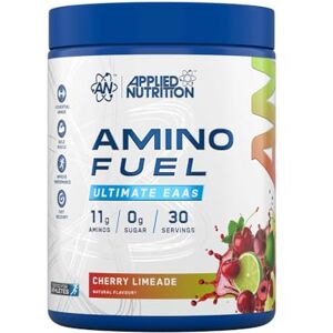 Applied Nutrition Amino Fuel Amino Acids Supplement, EAA Essential Amino Acids Powder, Muscle Fuel & Recovery (390g 30 Servings) (Cherry Limeade) Applied Nutrition Amino Fuel Amino Acids Supplement, EAA Essential Amino Acids Powder, Muscle Fuel & Recovery (390g 30 Servings) (Cherry Limeade)