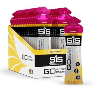 Science in Sport GO Isotonic Energy Gels, Running Gels with 22g Carbohydrates, Low Sugar, Cherry Flavour, 60ml Per Serving (30 Pack) Science in Sport GO Isotonic Energy Gels, Running Gels with 22g Carbohydrates, Low Sugar, Cherry Flavour, 60ml Per Serving (30 Pack)