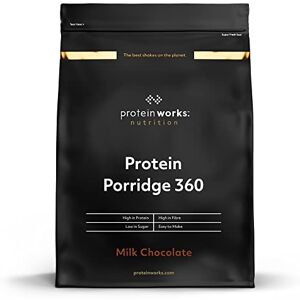THE PROTEIN WORKS Protein Works Protein Porridge 360, High Protein, Low Sugar Breakfast, Added Vitamins & Minerals, Low GI Wholegrain Oats, High Fibre, Milk Chocolate, 13 Servings, 1kg THE PROTEIN WORKS Protein Works Protein Porridge 360, High Protein, Low Sugar Breakfast, Added Vitamins & Minerals, Low GI Wholegrain Oats, High Fibre, Milk Chocolate, 13 Servings, 1kg