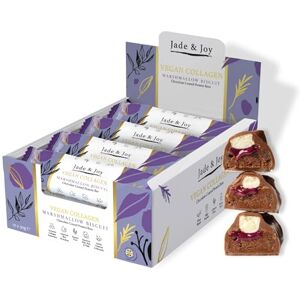 Jade & Joy Collagen Protein Bars, Marshmallow Biscuit, 2.5g Plant Collagen, 15g Protein, Low Sugar, Hyaluronic Acid, Amino Acids, Low Calories, Gluten Free, Dairy Free, Vitamins & Minerals, 12x50g Jade & Joy Collagen Protein Bars, Marshmallow Biscuit, 2.5g Plant Collagen, 15g Protein, Low Sugar, Hyaluronic Acid, Amino Acids, Low Calories, Gluten Free, Dairy Free, Vitamins & Minerals, 12x50g