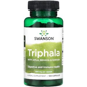 Swansons Swanson Triphala 500mg Traditional Ayurvedic Digestive & Detox Support 100 Capsules Swansons Swanson Triphala 500mg Traditional Ayurvedic Digestive & Detox Support 100 Capsules