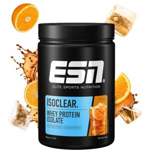 ESN ISOCLEAR Whey Isolate Protein Powder, Cola Orange, 908 g, 2 lbs, 30 Servings Clear Whey Lactose Free ESN ISOCLEAR Whey Isolate Protein Powder, Cola Orange, 908 g, 2 lbs, 30 Servings Clear Whey Lactose Free