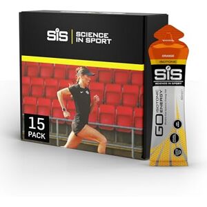 Science in Sport GO Isotonic Energy Gels, Running Gels with 22g Carbohydrates, Low Sugar, Orange Flavour, 60ml Per Serving (15 Pack) Science in Sport GO Isotonic Energy Gels, Running Gels with 22g Carbohydrates, Low Sugar, Orange Flavour, 60ml Per Serving (15 Pack)