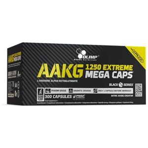 OLIMP SPORT NUTRITION Olimp AAKG 1250 Extreme Mega Caps (300 Capsules) OLIMP SPORT NUTRITION Olimp AAKG 1250 Extreme Mega Caps (300 Capsules)