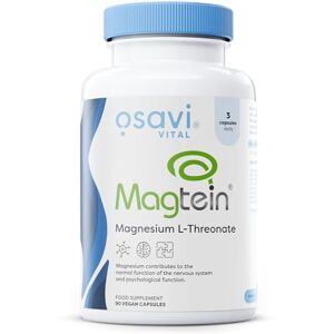 OSAVI Magtein Magnesium L-Threonate – 90 Vegan Capsules Highly absorbable, Patented Form of Magnesium Crosses The Blood-Brain Barrier Supports Proper Nervous System Function Clean Label OSAVI Magtein Magnesium L-Threonate – 90 Vegan Capsules Highly absorbable, Patented Form of Magnesium Crosses The Blood-Brain Barrier Supports Proper Nervous System Function Clean Label