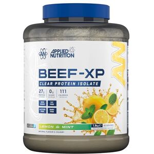 Applied Nutrition Clear Hydrolysed Beef Protein Isolate Powder, Fruit Juice Style, Dairy Free, Lactose Free, Zero Sugar, Low Fat, 1.8kg 60 Servings (Lemon & Mint) Applied Nutrition Clear Hydrolysed Beef Protein Isolate Powder, Fruit Juice Style, Dairy Free, Lactose Free, Zero Sugar, Low Fat, 1.8kg 60 Servings (Lemon & Mint)