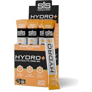 Science in Sport Hydro+ Electrolytes Powder Sachets with 5 Essential Electrolytes and Added Vitamins C, B6, and B12 for Hydration Drink Orange Mango, Pack of 20 Sachets Science in Sport Hydro+ Electrolytes Powder Sachets with 5 Essential Electrolytes and Added Vitamins C, B6, and B12 for Hydration Drink Orange Mango, Pack of 20 Sachets