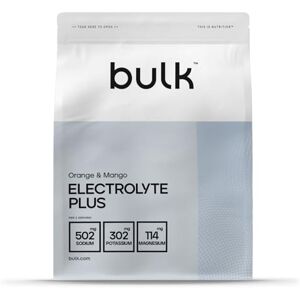 Bulk Electrolyte Plus, Orange & Mango Flavour, 210g, 30 Servings, Replenishes Electrolytes, Boosts Hydration, Supports Muscle Function & Performance, Vegan-Friendly Bulk Electrolyte Plus, Orange & Mango Flavour, 210g, 30 Servings, Replenishes Electrolytes, Boosts Hydration, Supports Muscle Function & Performance, Vegan-Friendly