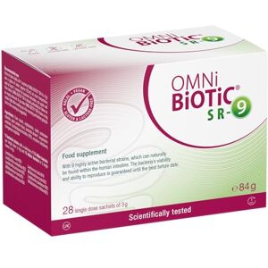 OMNi BiOTiC SR-9 Relax and Support your Gut Flora 28 sachets (84 g) 9 Bacterial strains 15 Billion Bacteria per Daily dose Powder Vegan Gluten-Free Lactose-Free HALAL For Daily use OMNi BiOTiC SR-9 Relax and Support your Gut Flora 28 sachets (84 g) 9 Bacterial strains 15 Billion Bacteria per Daily dose Powder Vegan Gluten-Free Lactose-Free HALAL For Daily use