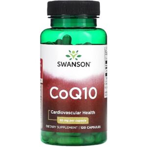 Swansons Swanson CoQ10 30mg Cellular Energy & Heart Support Ubiquinone Antioxidant 120 Capsules Swansons Swanson CoQ10 30mg Cellular Energy & Heart Support Ubiquinone Antioxidant 120 Capsules