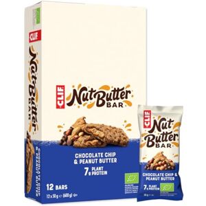 CLIF Bar CLIF Nut Butter Bar Protein Bar Chocolate Chip & Peanut Butter Organic 12 x 50 g CLIF Bar CLIF Nut Butter Bar Protein Bar Chocolate Chip & Peanut Butter Organic 12 x 50 g