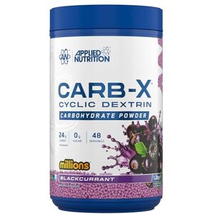 Applied Nutrition Carb X Highly Branched Cyclic Dextrin Carbohydrates, Intra & Post Workout Carbs Powder, Fuel Training & Recovery, Vegan, Gluten Free, Sugar Free, 1.2kg 48 Servings (Blackcurrant) Applied Nutrition Carb X Highly Branched Cyclic Dextrin Carbohydrates, Intra & Post Workout Carbs Powder, Fuel Training & Recovery, Vegan, Gluten Free, Sugar Free, 1.2kg 48 Servings (Blackcurrant)