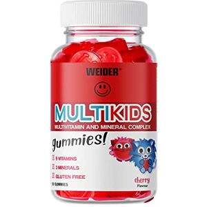 Weider Multikids Gummies Vitamins for Kids no Added Sugar Child Friendly Texture and dose of Vitamins (D, E, C, B6, B12) 50 Gummies Weider Multikids Gummies Vitamins for Kids no Added Sugar Child Friendly Texture and dose of Vitamins (D, E, C, B6, B12) 50 Gummies