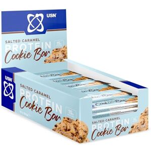 USN Trust Cookie Bar, Salted Caramel Protein Cookie: High Protein Bars, Perfect On-the-Go and Post-Workout Protein Snacks (12 x 60g Bars per Pack) USN Trust Cookie Bar, Salted Caramel Protein Cookie: High Protein Bars, Perfect On-the-Go and Post-Workout Protein Snacks (12 x 60g Bars per Pack)
