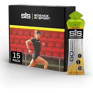 Science in Sport GO Isotonic Energy Gels, Running Gels with 22g Carbohydrates, Low Sugar, Apple Flavour, 60ml Per Serving (15 Pack) Science in Sport GO Isotonic Energy Gels, Running Gels with 22g Carbohydrates, Low Sugar, Apple Flavour, 60ml Per Serving (15 Pack)
