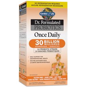 Garden of Life Daily Probiotics Formulated by Doctors 30 Billion CFU for Daily Digestive Health 30 Vegetarian Capsules Garden of Life Daily Probiotics Formulated by Doctors 30 Billion CFU for Daily Digestive Health 30 Vegetarian Capsules