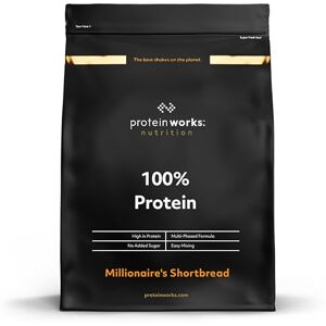 THE PROTEIN WORKS Protein Works 100% Protein Powder, 25 Servings, Quad Protein Blend, Low Calorie, Low Fat Protein Shake, Phased Protein Release, Millionaire's Shortbread, 625g THE PROTEIN WORKS Protein Works 100% Protein Powder, 25 Servings, Quad Protein Blend, Low Calorie, Low Fat Protein Shake, Phased Protein Release, Millionaire's Shortbread, 625g