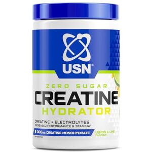 USN Creatine Hydrator Powder Creatine Monohydrate with Electrolytes Hydration, Strength & Performance Support Intra Workout for Endurance & Recovery 330g (30 Servings) Lemon & Lime USN Creatine Hydrator Powder Creatine Monohydrate with Electrolytes Hydration, Strength & Performance Support Intra Workout for Endurance & Recovery 330g (30 Servings) Lemon & Lime