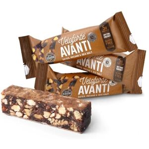 Veloforte Avanti Energy Bar Dates & Pecan 40g Carbs for Running, Cycling, Endurance Performance Sport Balanced Protein & Carbs Healthy Natural Plant-Based, Gluten-Free, Vegan (9 bars) Veloforte Avanti Energy Bar Dates & Pecan 40g Carbs for Running, Cycling, Endurance Performance Sport Balanced Protein & Carbs Healthy Natural Plant-Based, Gluten-Free, Vegan (9 bars)