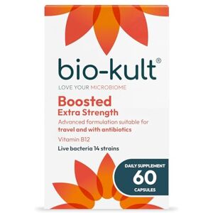 Bio-Kult Boosted Extra Strength Gut Health 14 Strains Probiotics for Women & Men Immune & Digestive Support Shelf-Stable, Non-GMO, Gluten-Free 60 Capsules Bio-Kult Boosted Extra Strength Gut Health 14 Strains Probiotics for Women & Men Immune & Digestive Support Shelf-Stable, Non-GMO, Gluten-Free 60 Capsules