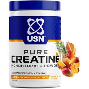 USN Pure Creatine Monohydrate Powder 360g Tropical Thunder 60 Servings 5g Micronised Creatine Flavoured Creatine for Strength, Endurance & Performance USN Pure Creatine Monohydrate Powder 360g Tropical Thunder 60 Servings 5g Micronised Creatine Flavoured Creatine for Strength, Endurance & Performance