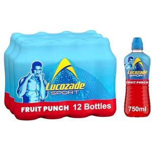 Lucozade Sport Body Fuel Fruit Punch 12x750ml Isotonic sports drink, with Electrolytes and Vitamin B3 Still Bursting with Flavour Lucozade Sport Body Fuel Fruit Punch 12x750ml Isotonic sports drink, with Electrolytes and Vitamin B3 Still Bursting with Flavour